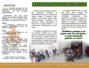 Apadrina a un Anciano